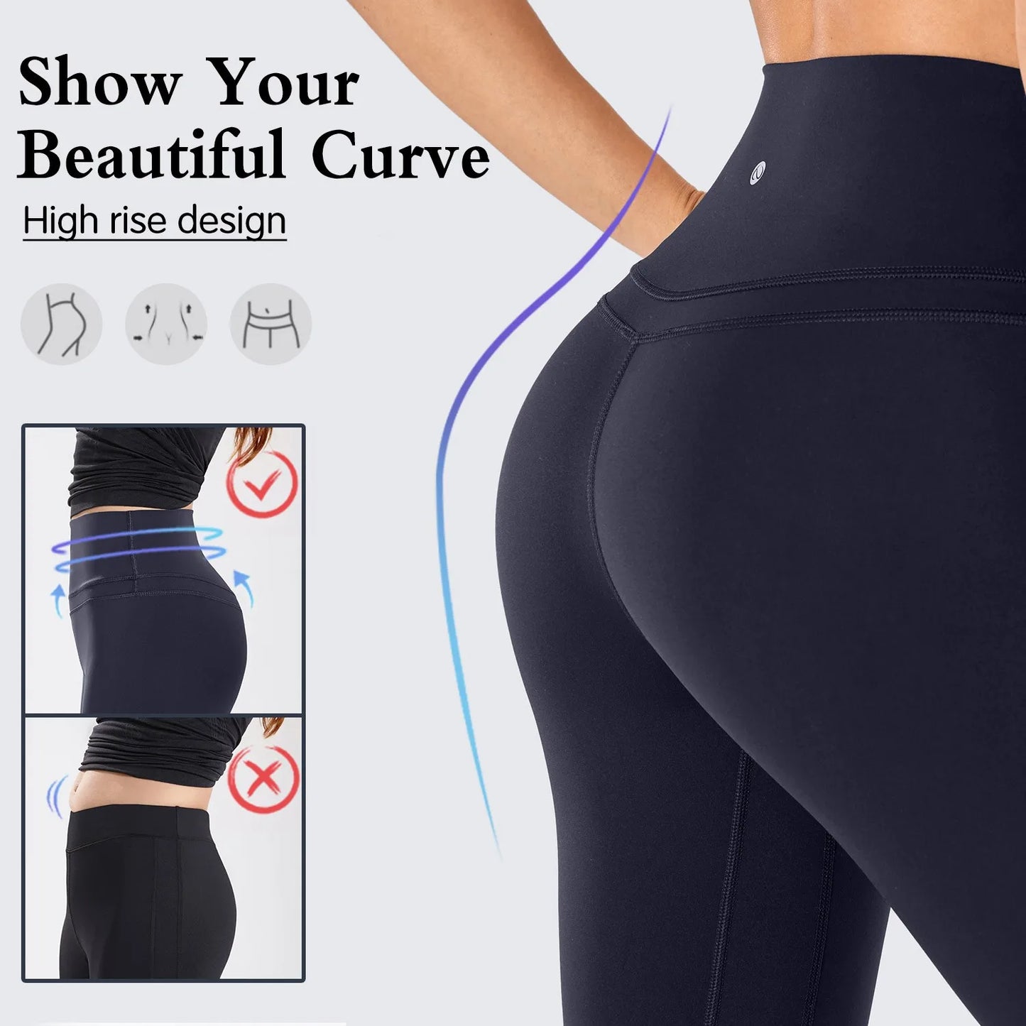 Women's High Waist Tight Yoga Pants Workout Leggings