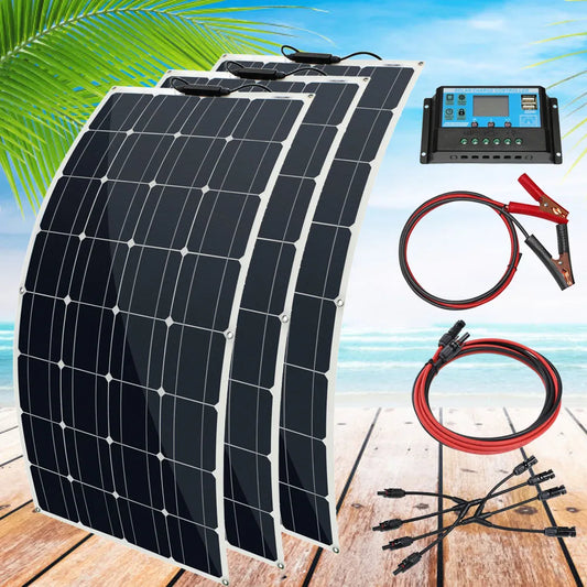 12v high-efficiency flexible Solar panel kit