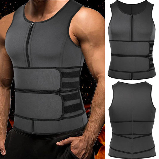 Neoprene Sweat Vest for Men Adjustable Sauna Suit