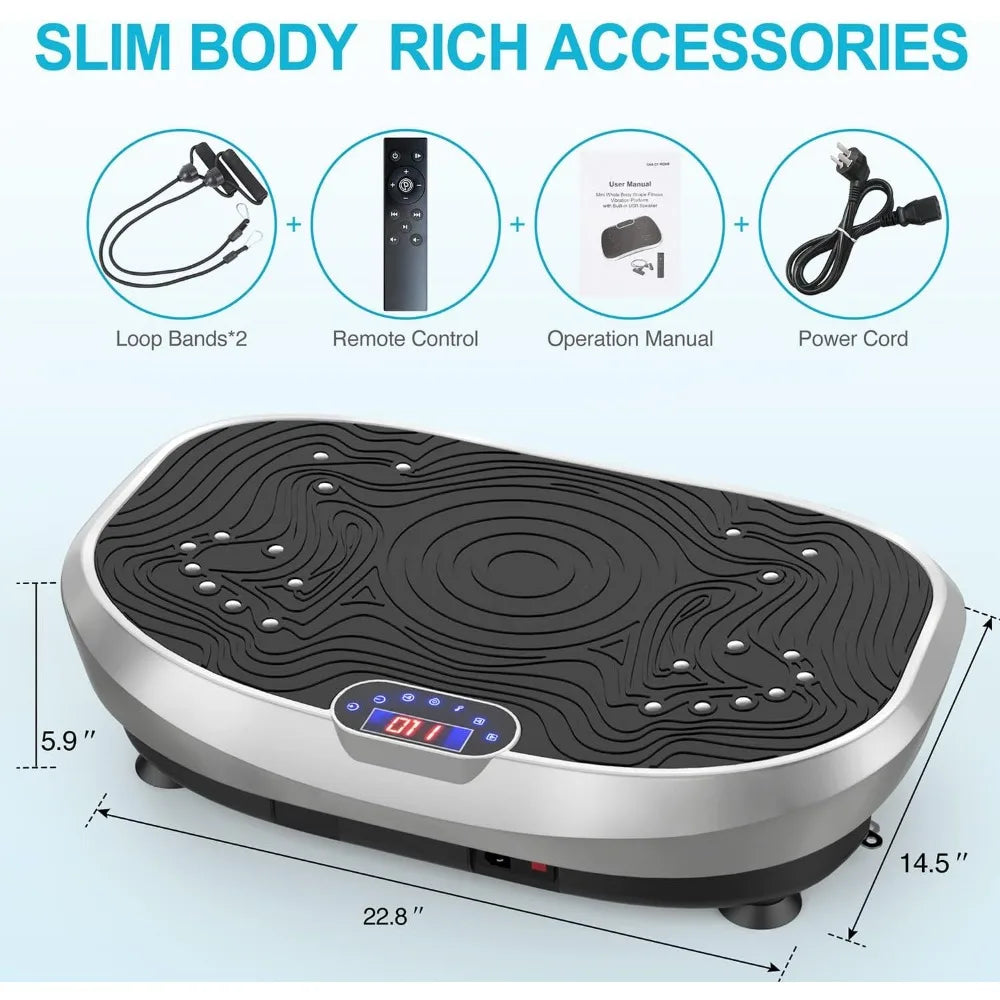 Vibration Plate Exercise Machine Whole Body Workout