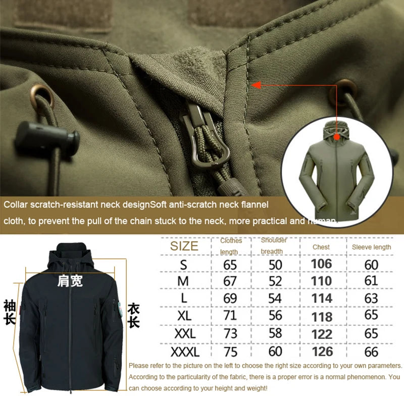 Men's Waterproof Hooded Tracksuit Set - Fishing Hiking Camping Climbing