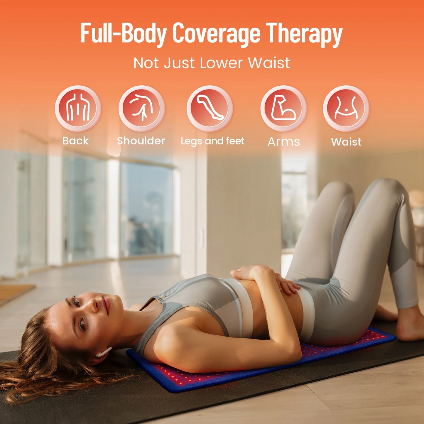 Red Light Therapy Pad LED Infrared Muscle Massager