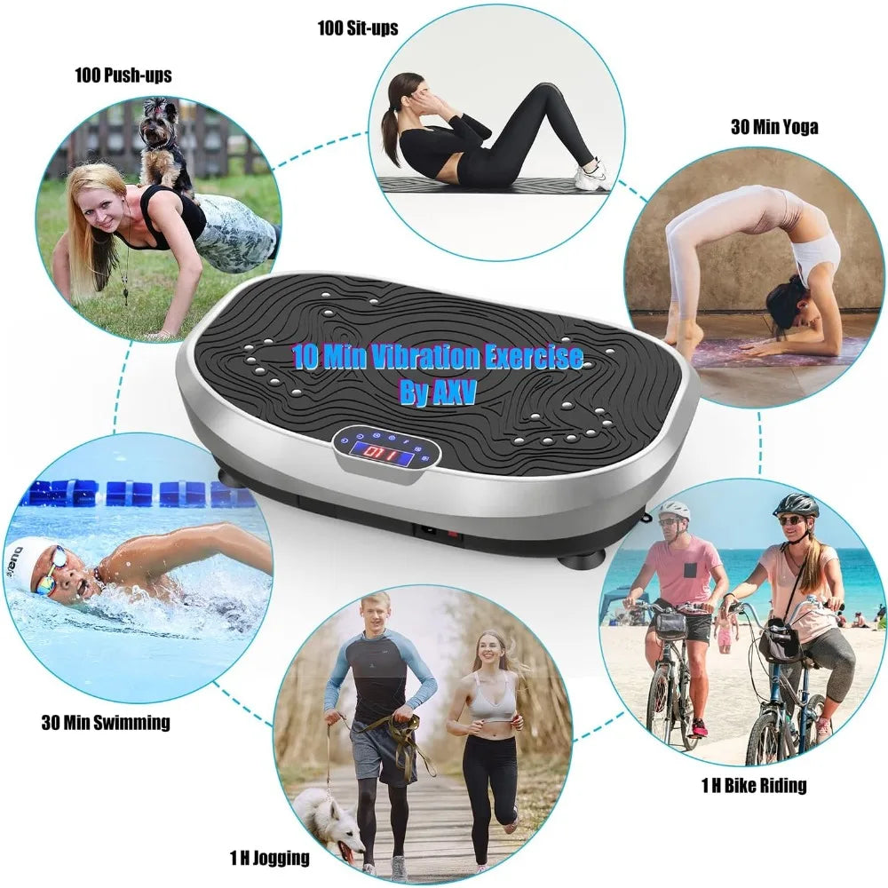 Vibration Plate Exercise Machine Whole Body Workout