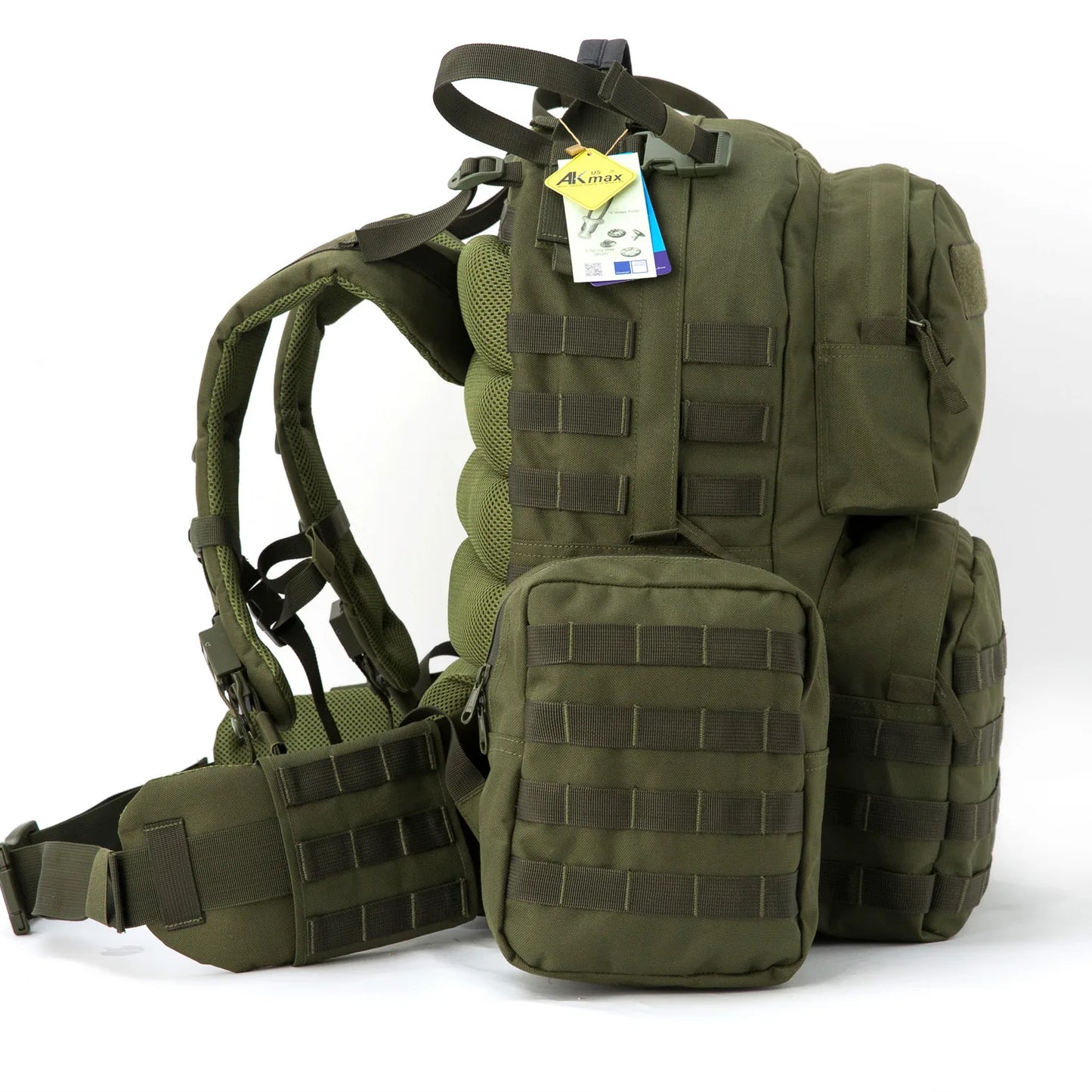 65L Molle Med. Climbing/Camping Backpack Pack