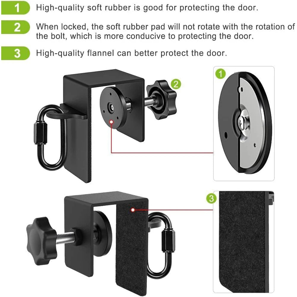 Resistance Bands - Door Anchors, Metal Door, Sturdy Bands