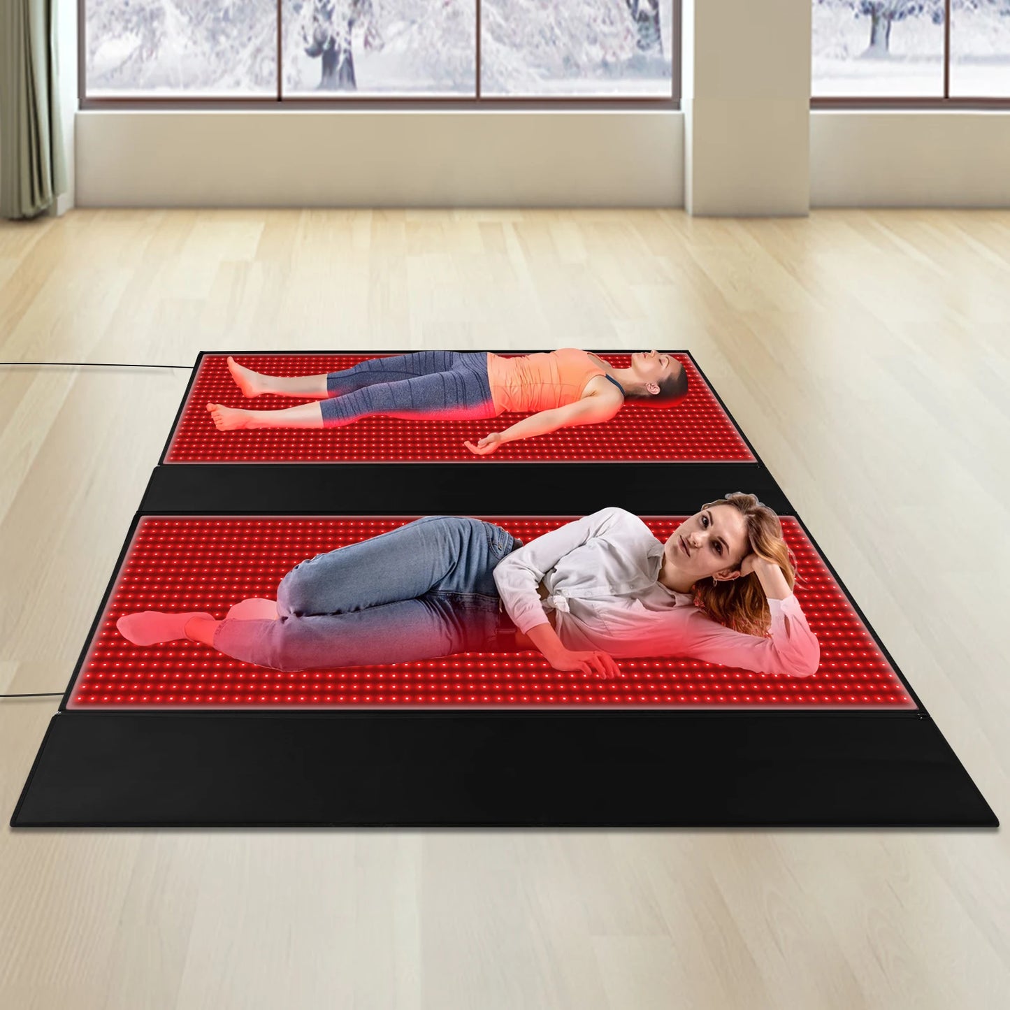 LED 660 & 850nm Red/Near-Infrared Light Therapy Mat for Full Body