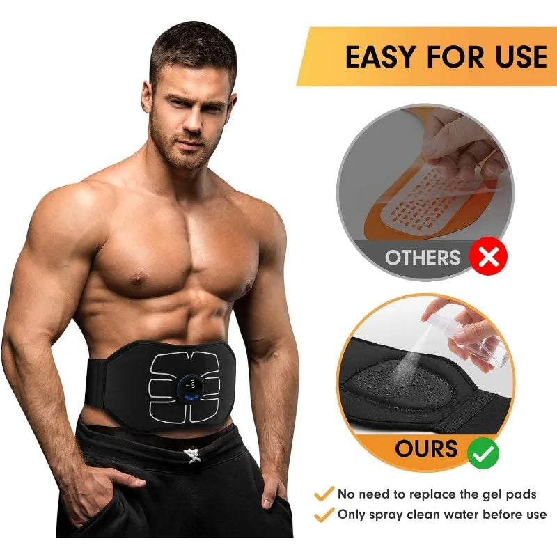 Abdominal Stimulating Machine - Portable Toning Belt Workout