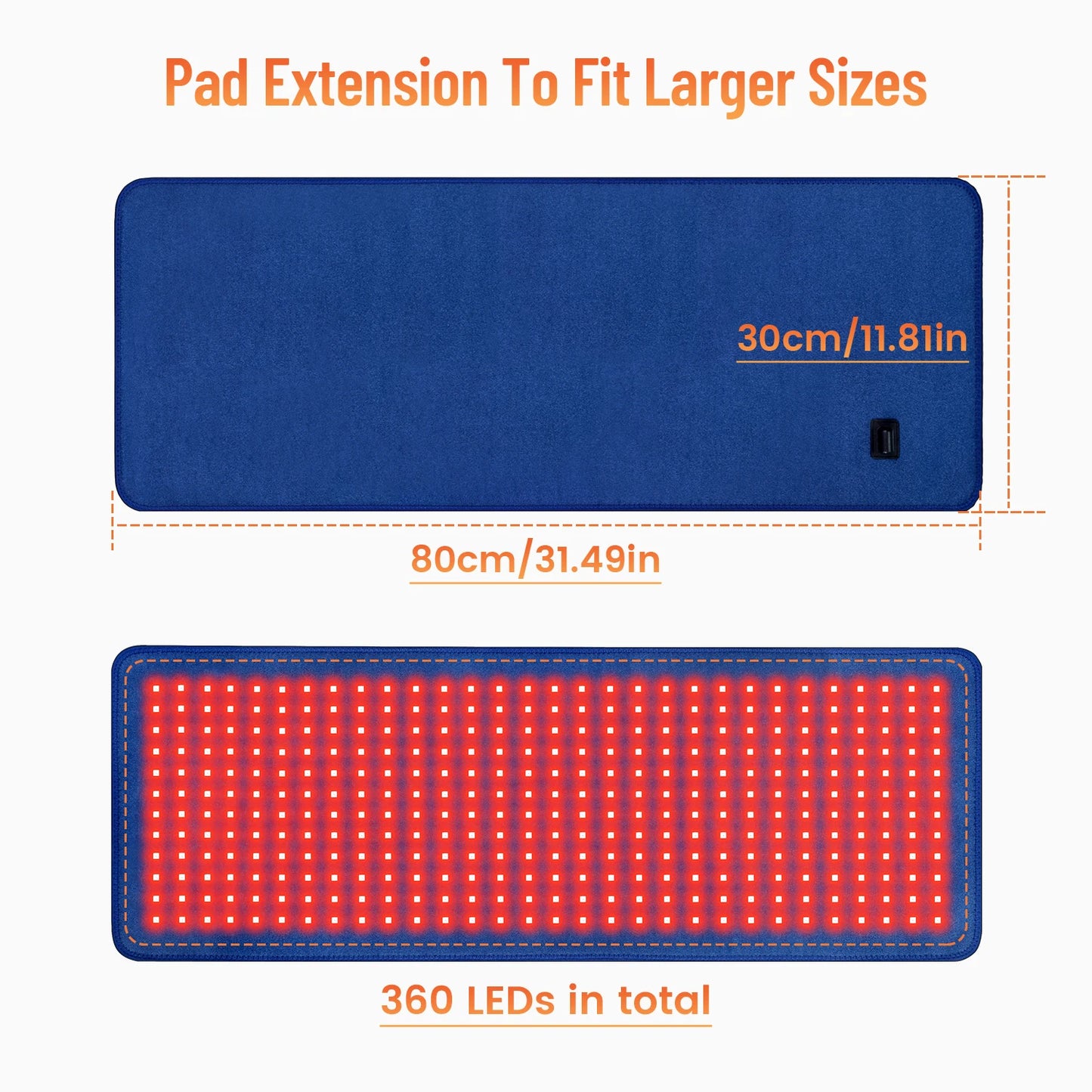 Red Light Therapy Pad LED Infrared Muscle Massager