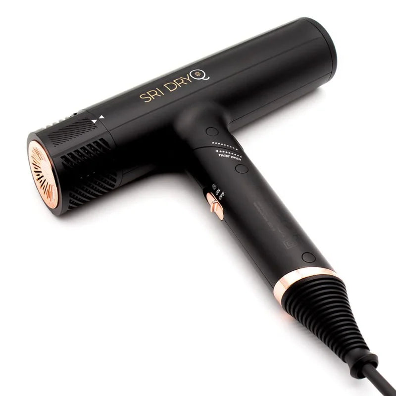 Skin Research Institute DryQ “Smart” Hair Dryer - Super Lightweight, Foldable