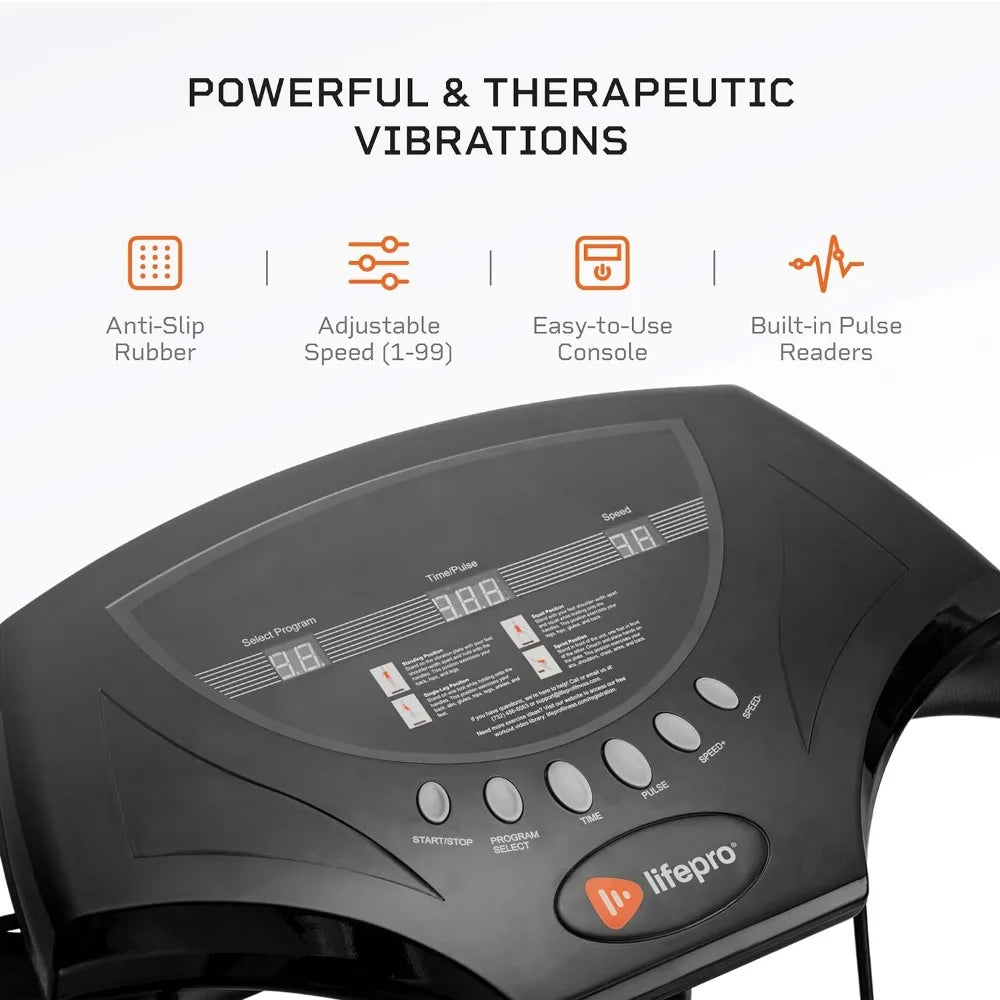 Vibration Plate Exercise Machine with Handles