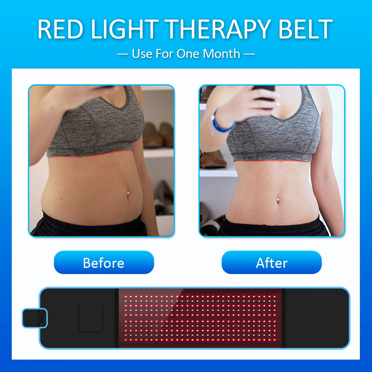 660nm, 880nm Red Light Led Therapy Mat