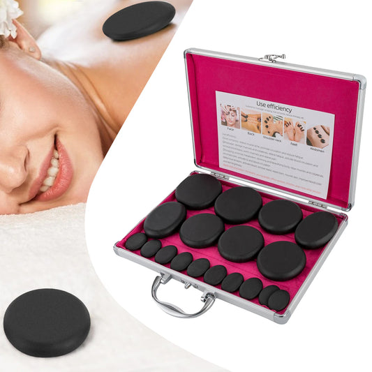 16/20pcs/set Hot Stone Massage Set