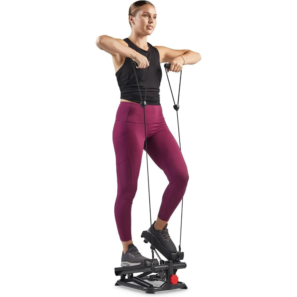 Total Body Workout Stair Step Machine with Resistance Bands