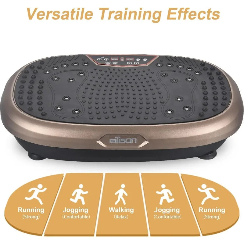 Whole Body Workout Vibration Platform w/Loop Bands - Lymphatic Drainage