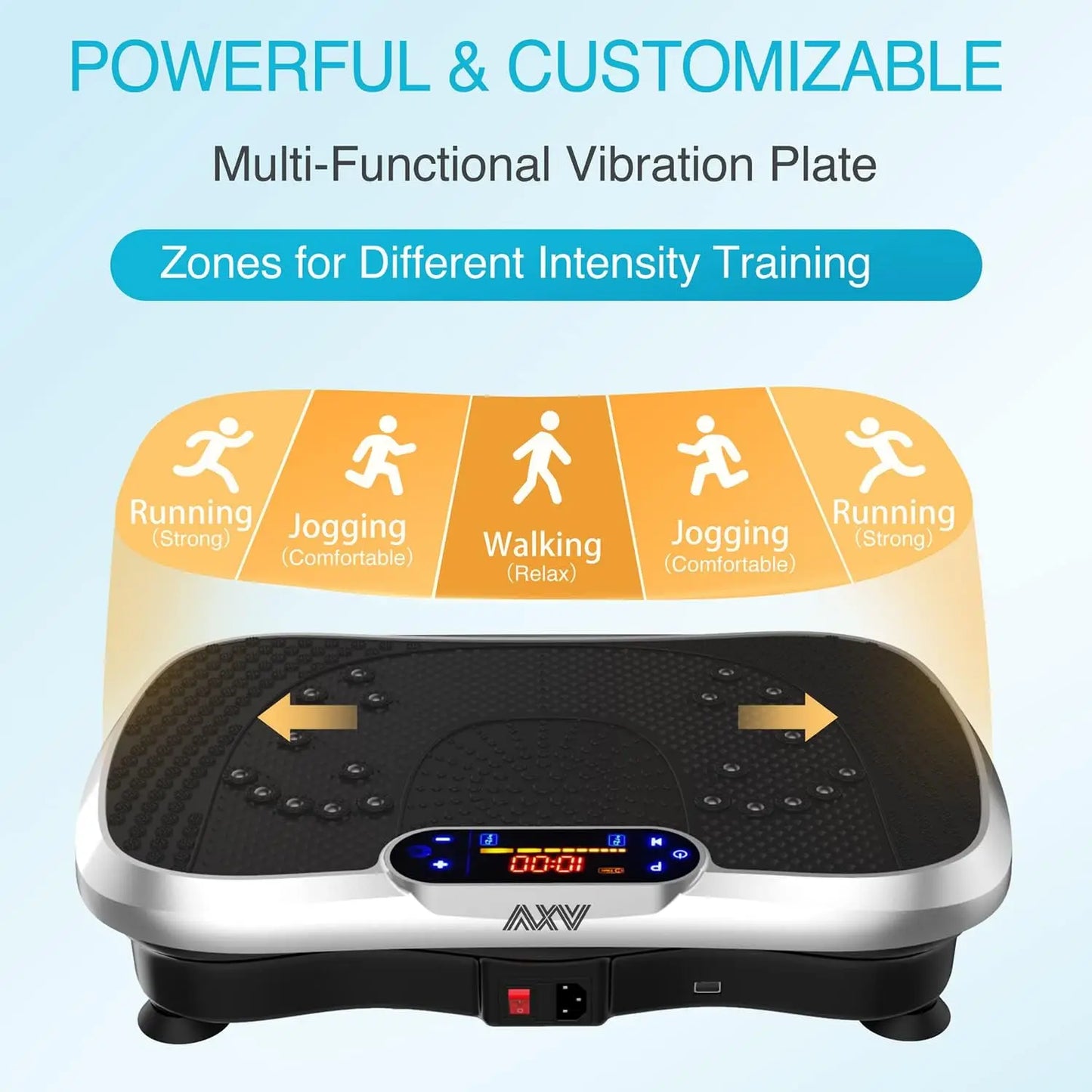 Whole Body Workout Power Fitness Platform Vibrating Machine