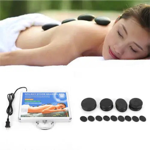 16/20pcs/set Hot Stone Massage Set